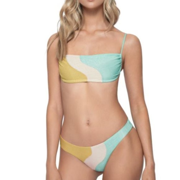 NWT PQ SWIM DIVINE WAVE TEENY BOTTOMS - Picture 3 of 3